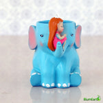 Load image into Gallery viewer, Beautiful Elephant With Cute Little Girl, Resin Pot
