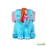 Load image into Gallery viewer, Beautiful Elephant With Cute Little Girl, Resin Pot
